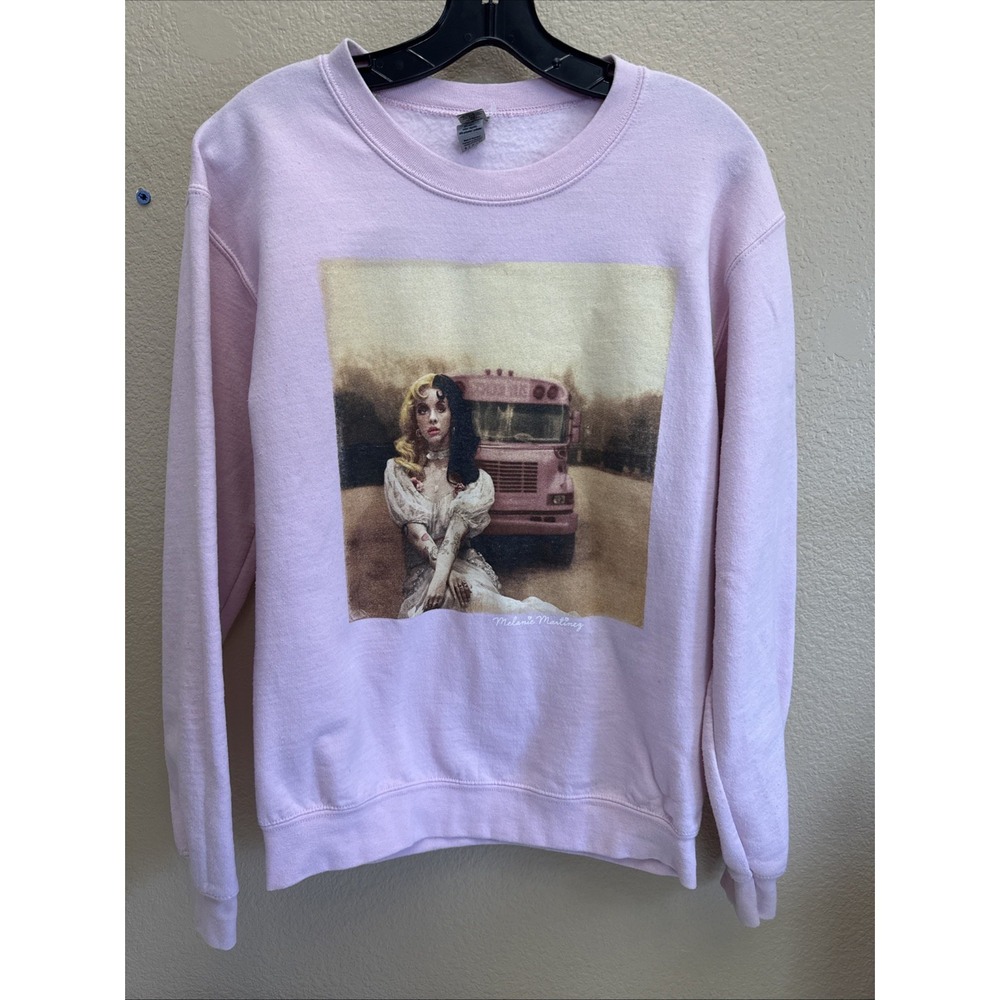Melanie Martinez Crewneck K-12 School Bus Pink Sweatshirt Hot Topic Size Small
